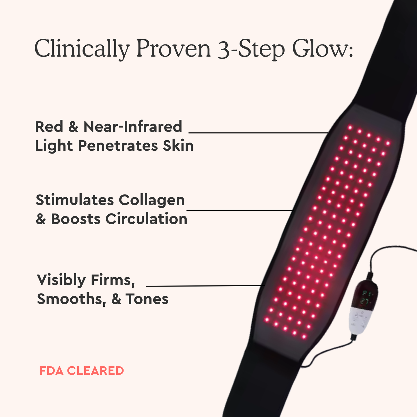 GlowWrap™ Red Light Therapy Belt