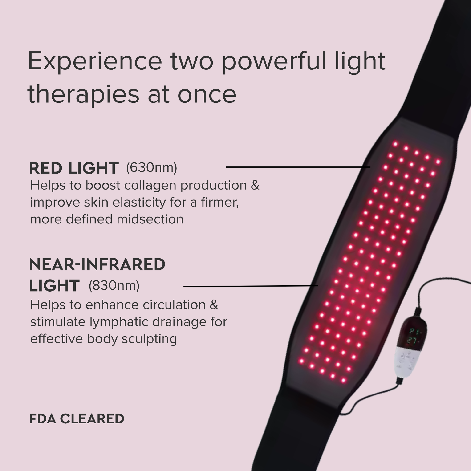 GlowWrap™ Red Light Belt for Sculpting